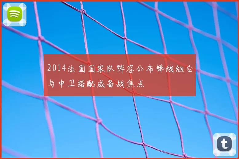 2014法国国家队阵容公布锋线组合与中卫搭配成备战焦点